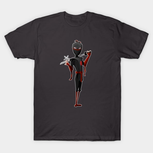 Ninja T-Shirt by Rabassa